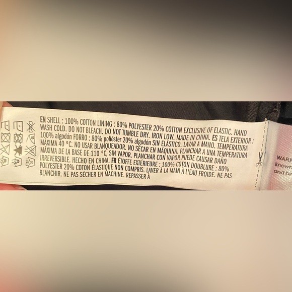 English Factory Women's Poplin Corsage Mini Dress, Black Size Medium NWT - Picture 16 of 16